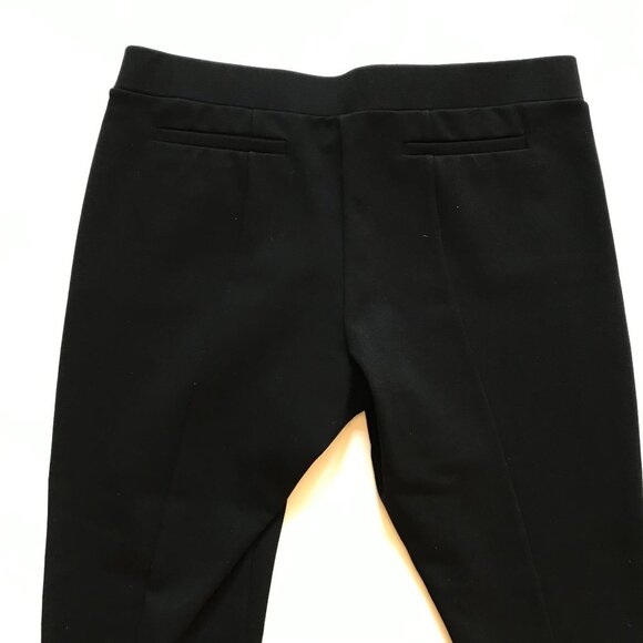 Charlotte Brody Leather Panel Leggings Pants Womens 10 Black Stretch Skinny - Picture 8 of 9